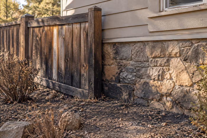 Exterior timber and masonry details