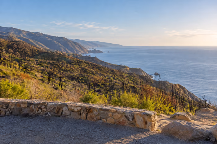 A quiet coastal overlook